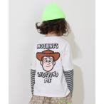 tシャツ 親子お揃い ディズニー トイ・ストーリー 重ね着風 ロンT 0733K キッズ 子供服 男の子 女の子