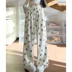  тренировочный брюки джерси животное рисунок широкий брюки женский 