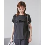 tシャツ 「UVカット・接触冷感・汗染み加工」フロッキーロゴTシャツ レディース