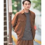 ショッピング接触冷感 シャツ 「セットアップ可・接触冷感」冷感ワッシャーシャツ長袖 / 586873 メンズ