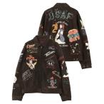 ブルゾン アウター 「RESTORE COLLECTION」SHEEP SUEDE TRACK JACKET ”HISTORY GRAPHIC” /