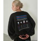 トレーナー スウェット 「HELLO KITTY × forksy.」アソート フロントロゴプリント オーバーサイズ スウェット レディース