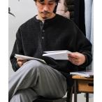 セーター ニット 「好評につきリピート＆カラー追加決定！」「チクチクしないニット」モールバックボーダーヘンリーネック メンズ