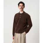 セーター ニット 「Steven Alan」 3B コットン ニット ポロシャツ メンズ