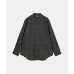 シャツ 「Steven Alan」 ネル オンブレー チェック レギュラーカラー シャツ NARROW メンズ