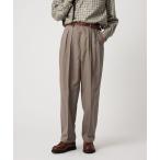 スラックス 「Steven Alan」 ベリーマエックス ツープリーツ ドレス トラウザーズ メンズ