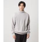 セーター ニット コットン アゼ タートル ネック ニット メンズ