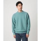 セーター ニット ハミルトンラム ワイドネック ニット メンズ