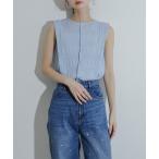 [HEYUMM] безрукавка tops ONE голубой женский 