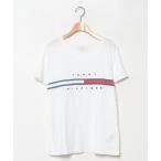[TOMMY HILFIGER] короткий рукав футболка M белый женский 