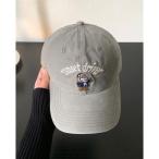 キャップ 帽子 ベア刺しゅうキャップ レディース