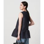 ショッピングジレ ベスト ジレ ジャガード ベスト レディース