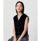 ショッピングジレ ベスト ジレ ベルベット ミニ ベスト レディース