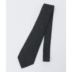 ネクタイ Puccini_ シルク ウール メランジ ドット ネクタイ