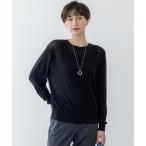 ショッピングスパンコール ニット セーター 「洗える」シアースパンコール ニット レディース