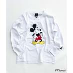 tシャツ キッズ MICKEY MOUSE ミッキー オーバーサイズ ロンT キッズ 子供服 男の子 女の子