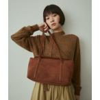 ショッピングスウェード ショルダーバッグ バッグ フェイクスウェードスクエアバッグ レディース