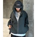 ブルゾン アウター 「UNISEX」チェックフルジップシャツジャケット レディース メンズ