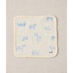 ショッピングハンカチ ハンカチ 「BABY」「Qinn」ガーゼハンカチ レディース