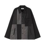 ミリタリージャケット モッズコート (S)パッチワークジャージィー / 羽織り / P レディース