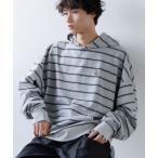 パーカー 「UNISEX」スーパールーズボーダーパーカー レディース メンズ