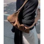 ショッピングスエード ハンドバッグ ヴィンテージ ムード スエード タッチ 2way ホーボーバッグ