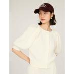 ショッピングパフスリーブ パジャマ ルームウェア パフスリーブニットカーディガン レディース