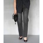 ジーンズ デニム デニムパンツ Straight Jeans (グレー) レディース
