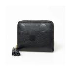 ショッピングドット 財布 percheペルケ ドット型押しジャバラ・カードウォレット レディース メンズ