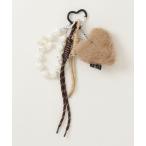  очарование Heart мех трос очарование / кольцо для ключей женский 