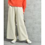 パンツ コーデュロイ裏フリースボンディグパンツ レディース