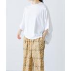 tシャツ ワイドコクーンドルマンカットソー レディース