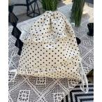 デイバック リュック 「 MEMECLE / メメクル 」ドットフリルナップサック レディース