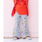 パンツ 総柄ワッフルパイピングフレア−パンツ キッズ 子供服 男の子 女の子