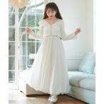 ショッピングマキシ ワンピース カーディガン付き2wayバルーンワンピース