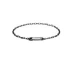 ブレスレット 安全ピン ダイヤモンド チェーン ブレスレット XS/メンズ/レディース/ユニセックス/SILVER925 メンズ レディース