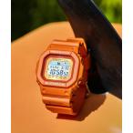 「G-SHOCK」 デジタル腕時計 FREE オレンジ メンズ