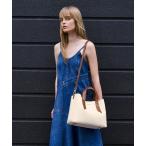「CHARLES & KEITH」 2WAYバッグ L チョコ レディース