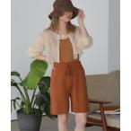 [RAY CASSIN] вязаный шорты FREE Brown женский 