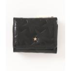 財布 「Scrap Book」星型押し三つ折り財布 レディース メンズ