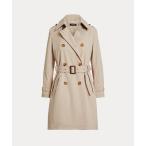 トレンチコート コート ダブルブレステッド ベルテッド トレンチ コート レディース