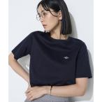 tシャツ スーピマコットンポンチ ワッペンTシャツ レディース