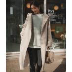 コート アウター MANTECOPureリバー フード ロングコート レディース