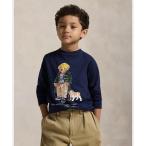 tシャツ Polo ベア コットン ロングスリーブ Tシャツ キッズ 子供服 男の子