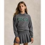 トレーナー ロゴ フリース ポロ スウェットシャツ キッズ 子供服 女の子