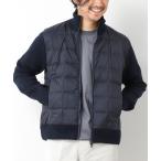 ブルゾン アウター 「TAION/タイオン」別注HI NECK DOWN JKT WITH SLEEVE KNIT 25AW メンズ