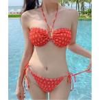  купальный костюм боковой лента retro маленький цветочный принт 2 пункт купальный костюм горячие источники купальный костюм женский 