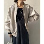 ショッピングブルゾン 「DouDou」 ジップアップブルゾン FREE オフホワイト レディース