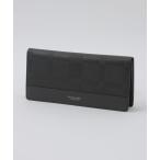 ショッピングブラックレーベル 財布 エンボスチェックロングウォレット メンズ