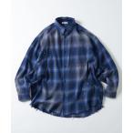 「FREAK'S STORE」 長袖シャツ LARGE ネイビー メンズ